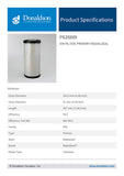 Air Filter, Primary Radialseal - P828889 - Obbo.SG