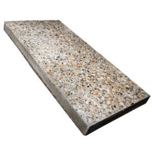 Beige River Pebble Cement Slab (2 feet x 1 feet) - Obbo.SG