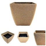 Fiber Pot SL6002C Old Sandstone (28cmL x 28cmW x 26cmH)