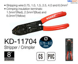 KENDO - Wire Stripper/ Crimpler 210mm [11704]