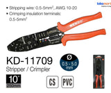 KENDO - Wire Stripper/ Crimpler 250mm [11709]