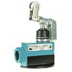 BZV6-2RN28 - Compact Enclosed One Way Roller Lever with Seal Boot SPDT 15A 250V (Flange)