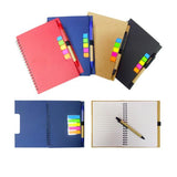 A5 Notebook With Sticky Pad And Pen - Obbo.SG