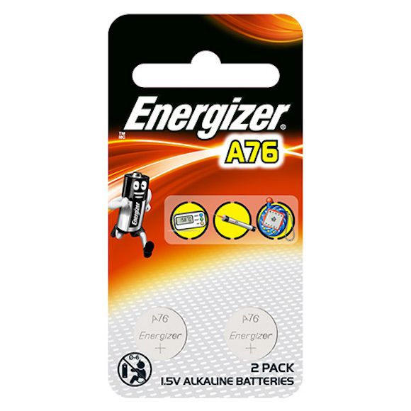 Energizer A76 2pcs Coin Battery (LR44) - Obbo.SG