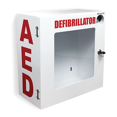 Aed Wall Mount Enclosure (no Alarm) With Signage & Cpr Poster 2120 - Obbo.SG