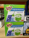 3M Scotch Brite Single Spin Mop Bucket Set/ Full Microfiber Mop/ Household Mop Set - Obbo.SG