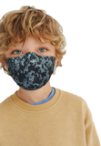 Reusable Kids Mask [ Airforce ] with filter pocket
