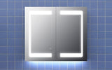 Bathroom Mirror LED Vanity Cabinet - 2 Door SQ - BEATITUDE