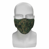 Reusable Adult Mask [ Army ] with filter pocket - Obbo.SG