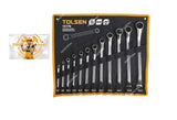 Tolsen Tools, 12pcs Double Ring End Spanner Sets 6-32mm