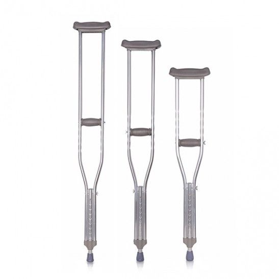 Lifeline Aluminum Axillary Crutch (youth) 4'4" - 5'2" 1033/20 - Obbo.SG
