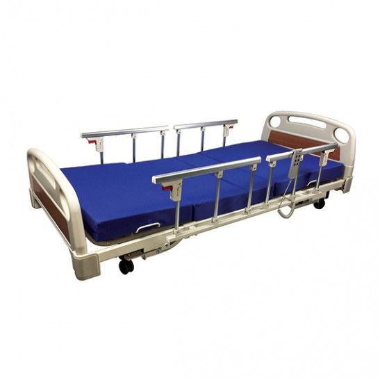 Lifeline Electric Hospital Low Bed with 4 Side Rails 1057 - Obbo.SG