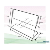 Acrylic L Shape Display 6cm A-LL-01 - Obbo.SG