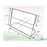 Acrylic L Shape Display 9cm A-LL-02