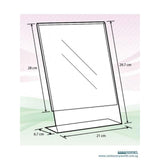 Acrylic L Shape Display A4 A-LP-A4