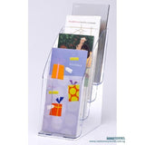 Metro U Cut 4 Tier Leaflet Holder A4 3829 - Obbo.SG