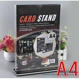Double Sided Acrylic Card Stand A4 PY-8906 - Obbo.SG