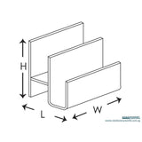 Suremark 2 Tier Acrylic Letter Holder SQ-1202 - Obbo.SG
