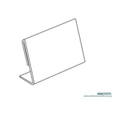 Suremark Acrylic Leaflet Holder A4 Horizontal SQ-1342 - Obbo.SG