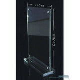 Double Sided T Shape Acrylic Stand T807 - Obbo.SG