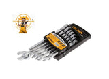 Tolsen Tools, 7 pcs Flex Combo Gear Spanner Set