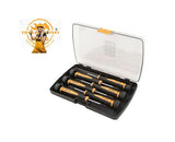 Tolsen Tools, 6 pcs Black Precision Screwdriver Set