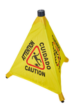 Canvas Cone Safety Sign