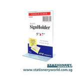STZ Acrylic Sign Holder 5 x 7 Inch Vertical 50805 - Obbo.SG