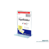 STZ Acrylic Sign Holder 6 x 8.5 Inch Vertical 50807