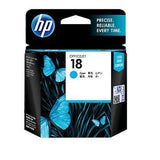 HP 18 Cyan Ink Cartridge C4937A - Obbo.SG