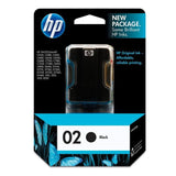 HP 02 Black Ink Cartridge C8721WA - Obbo.SG