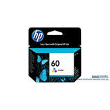 HP 60 Tricolour Ink Cartridge CC643WA - Obbo.SG
