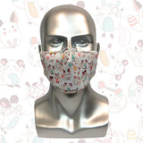 Reusable Kids Mask [ Chincilla ] with filter pocket