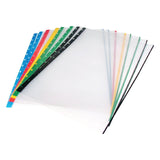 Bindermax Easizip Clear Holder Refill W98IR 10-Colour Edge