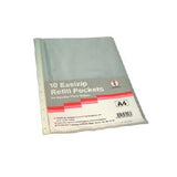 Bindermax Easizip Clear Holder Refill with Coloured Edge W98R