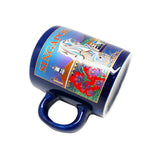 Mini Ceramic Blue 4oz Mug - Merlion/Sentosa - Obbo.SG