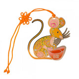 Zodiac Colour Metal Bookmark - Rat