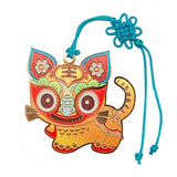 Zodiac Colour Metal Bookmark - Tiger