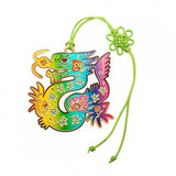Zodiac Colour Metal Bookmark - Dragon