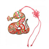 Zodiac Colour Metal Bookmark - Snake