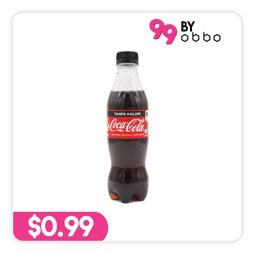 Coca Cola No Sugar Bottle - 330ml - Obbo.SG
