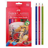 Faber-Castell Classic 36 Long Colour Pencils with Sharpener PL115856