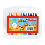 STABILO Wax Crayons 12 Colours 2812PL