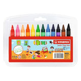STABILO Jumbo Wax Crayons 12 Colours 2812JPL - Obbo.SG