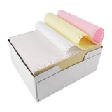 3 Ply Colour Computer Forms 9.5 x 11 Inch White Pink and Yellow
