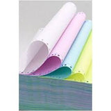 4 Ply Colour Computer Forms 9.5 x 11 Inch White Pink Blue and Yellow