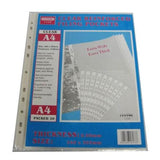 Centre Clear Reinforced Filing Pockets 0.08mm 1328 - Obbo.SG