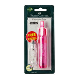 Faber-Castell Correction Tape QJR506- 5mmX6m + Refill Pink GW169452R