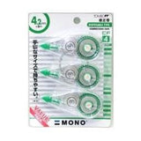Tombow Mono Correction Tapes 4mm Pack of 3 CT-CF4/3P - Obbo.SG