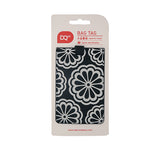 Bag Tag Cool Blk White Flower - Obbo.SG